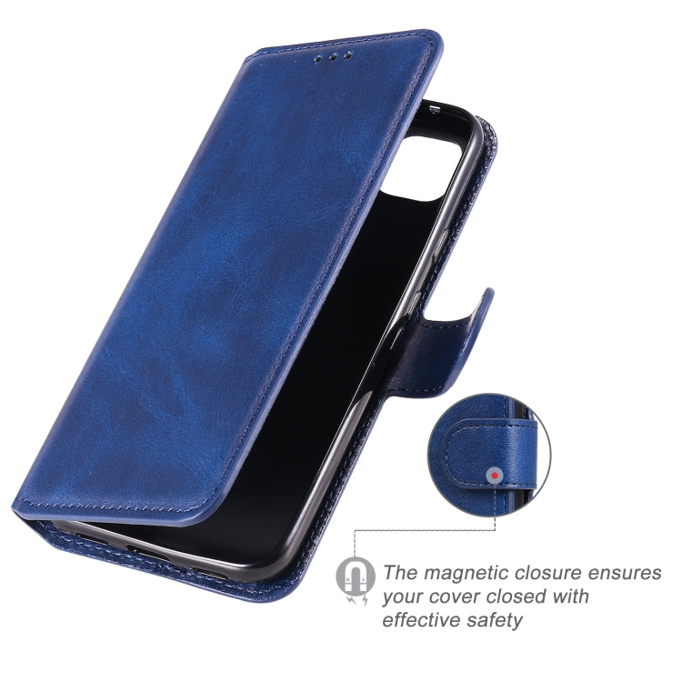 For Google Pixel 4a Classic Calf Texture PU + TPU Horizontal Flip Leather Case, with Holder & Card Slots & Wallet