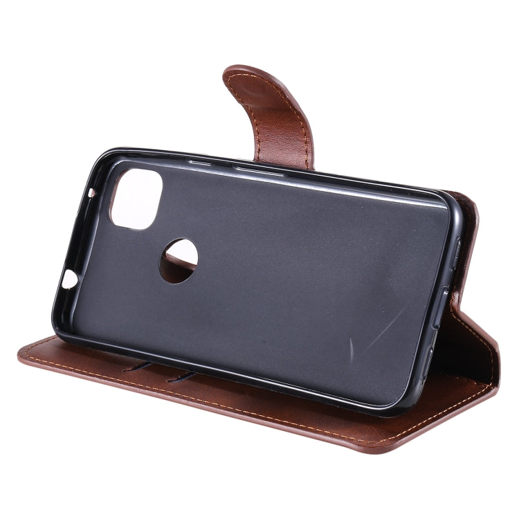 For Google Pixel 4a Classic Calf Texture PU + TPU Horizontal Flip Leather Case, with Holder & Card Slots & Wallet