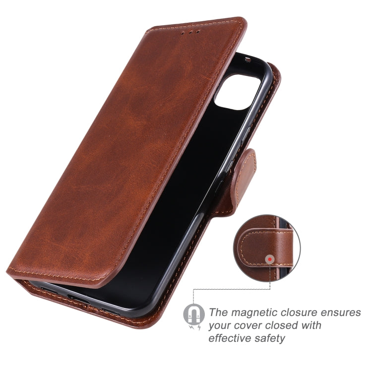 For Google Pixel 4a Classic Calf Texture PU + TPU Horizontal Flip Leather Case, with Holder & Card Slots & Wallet