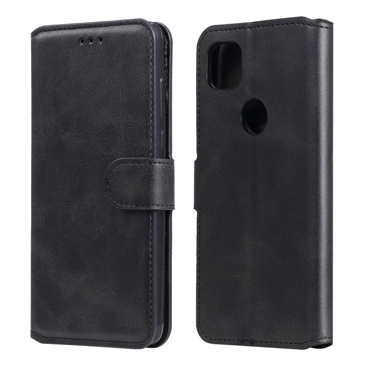 For Google Pixel 4a Classic Calf Texture PU + TPU Horizontal Flip Leather Case, with Holder & Card Slots & Wallet