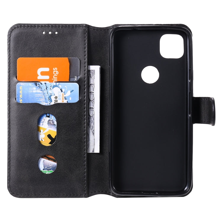 For Google Pixel 4a Classic Calf Texture PU + TPU Horizontal Flip Leather Case, with Holder & Card Slots & Wallet