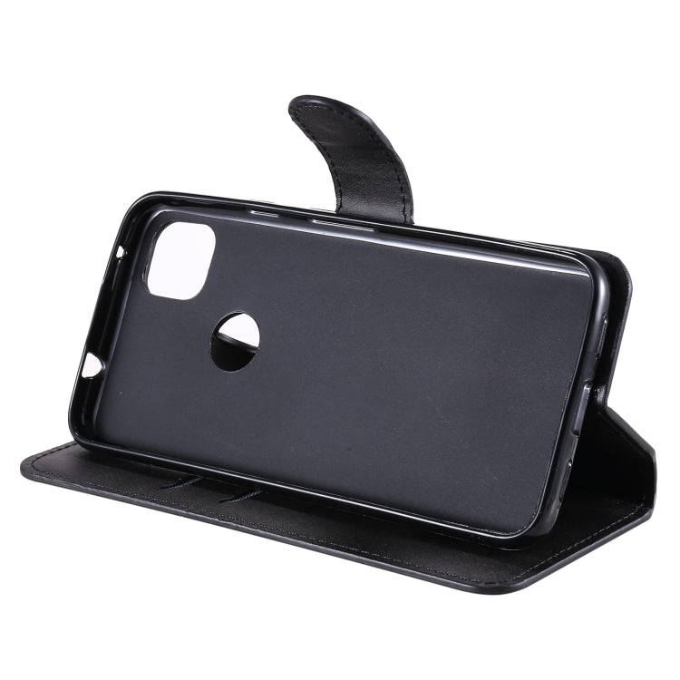 For Google Pixel 4a Classic Calf Texture PU + TPU Horizontal Flip Leather Case, with Holder & Card Slots & Wallet