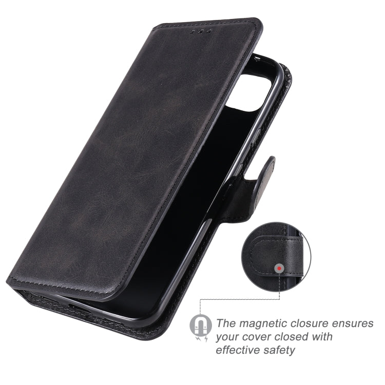 For Google Pixel 4a Classic Calf Texture PU + TPU Horizontal Flip Leather Case, with Holder & Card Slots & Wallet