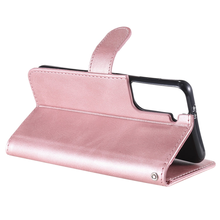 For Samsung Galaxy S21 5G Fashion Calf Texture Zipper Horizontal Flip Leather Case with Holder & Card Slots & Wallet