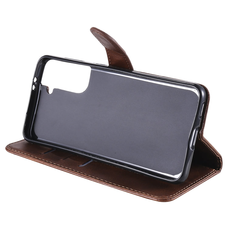 For Samsung Galaxy S21 5G Fashion Calf Texture Zipper Horizontal Flip Leather Case with Holder & Card Slots & Wallet