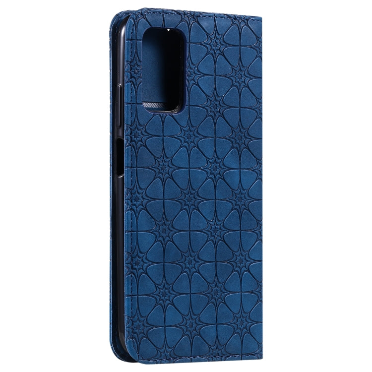 For Xiaomi Poco M3 Lucky Flowers Embossing Pattern Magnetic Horizontal Flip Leather Case with Holder & Card Slots