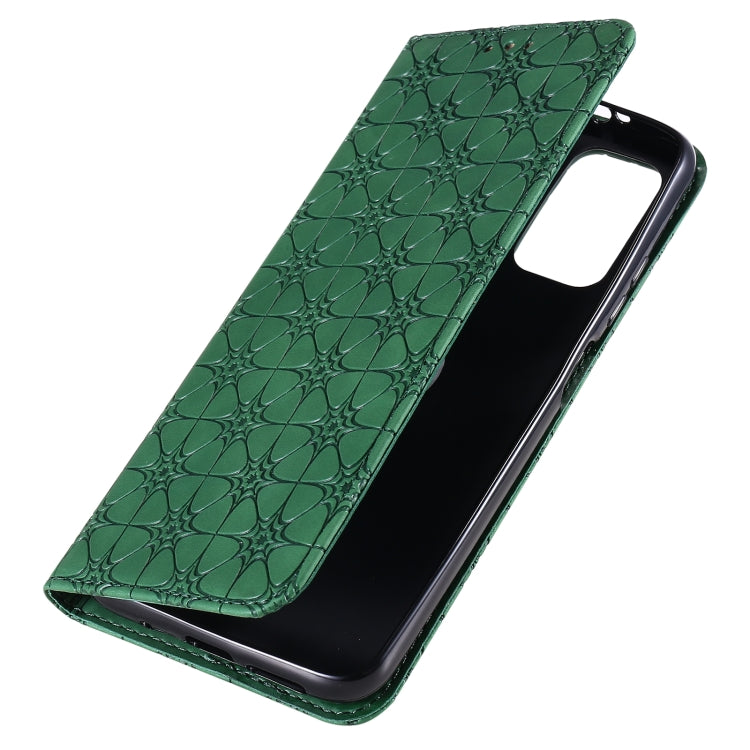 For Xiaomi Poco M3 Lucky Flowers Embossing Pattern Magnetic Horizontal Flip Leather Case with Holder & Card Slots