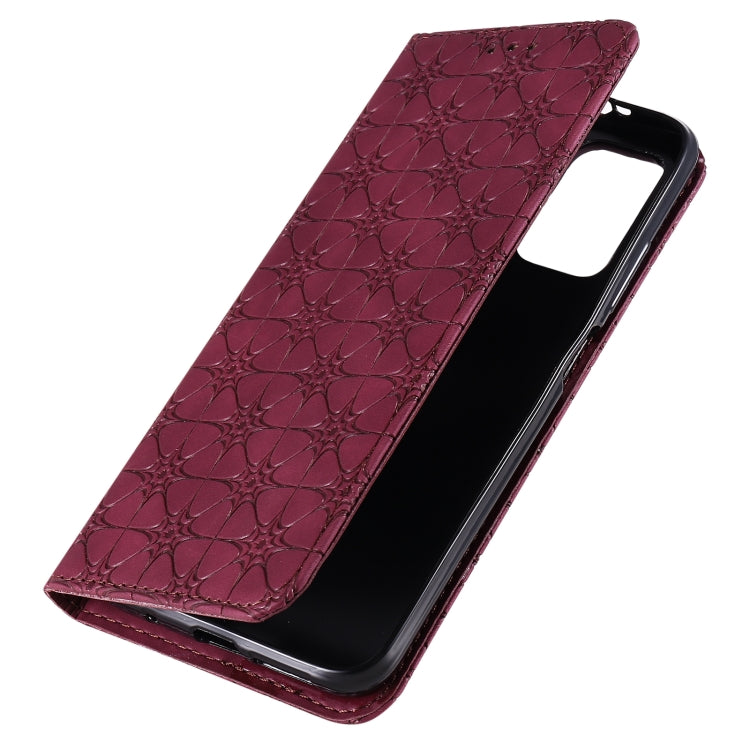 For Xiaomi Poco M3 Lucky Flowers Embossing Pattern Magnetic Horizontal Flip Leather Case with Holder & Card Slots