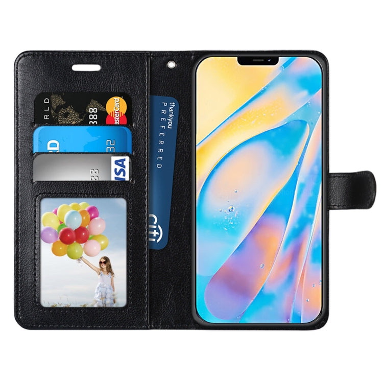 For iPhone 12 / 12 Pro Pure Color Horizontal Flip PU Leather Case with Holder & Card Slots & Wallet & Photo Frame