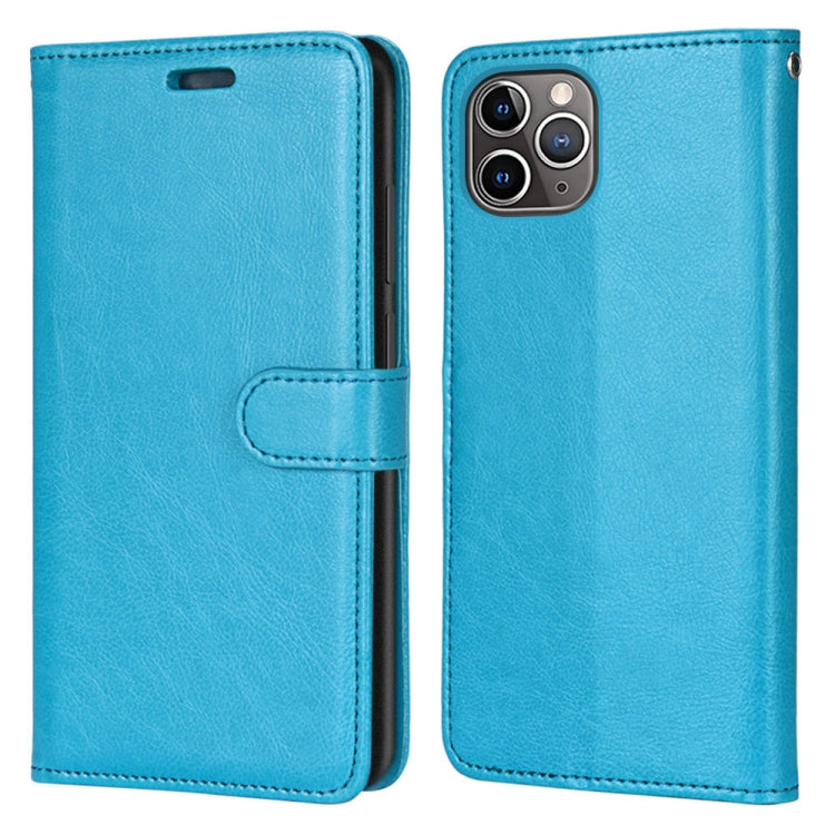 For iPhone 12 Pro Max Pure Color Horizontal Flip PU Leather Case with Holder & Card Slots & Wallet & Photo Frame