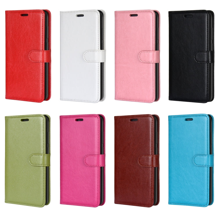 For iPhone 12 Pro Max Pure Color Horizontal Flip PU Leather Case with Holder & Card Slots & Wallet & Photo Frame