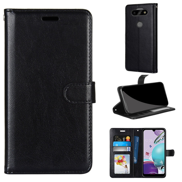 For LG K31 / Aristo5 / Aristo 5 Plus Pure Color Horizontal Flip PU Leather Case with Holder & Card Slots & Wallet & Photo Frame