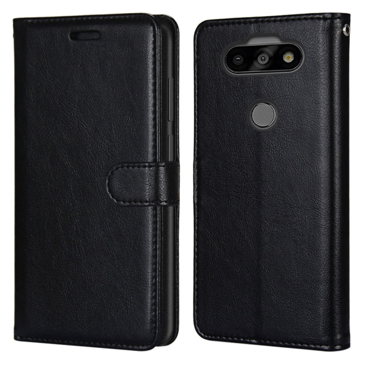 For LG K31 / Aristo5 / Aristo 5 Plus Pure Color Horizontal Flip PU Leather Case with Holder & Card Slots & Wallet & Photo Frame