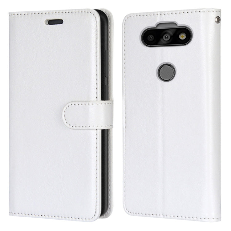 For LG K31 / Aristo5 / Aristo 5 Plus Pure Color Horizontal Flip PU Leather Case with Holder & Card Slots & Wallet & Photo Frame