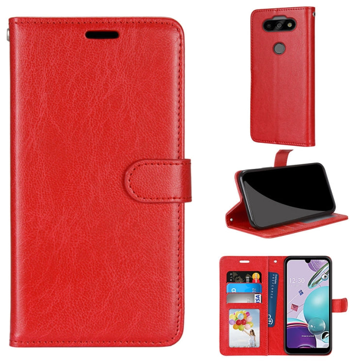 For LG K31 / Aristo5 / Aristo 5 Plus Pure Color Horizontal Flip PU Leather Case with Holder & Card Slots & Wallet & Photo Frame