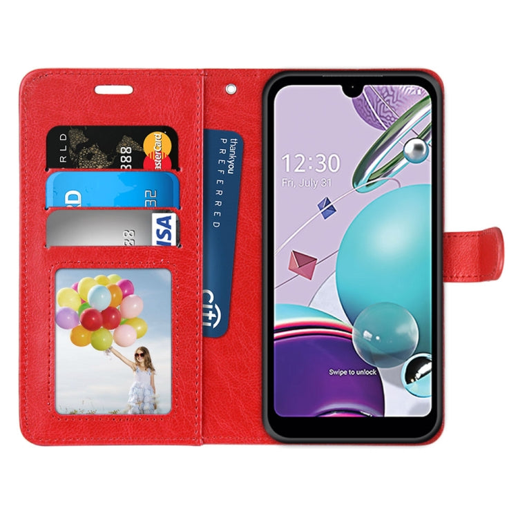 For LG K31 / Aristo5 / Aristo 5 Plus Pure Color Horizontal Flip PU Leather Case with Holder & Card Slots & Wallet & Photo Frame