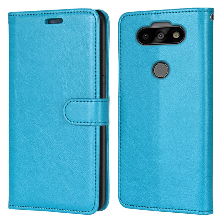 For LG K31 / Aristo5 / Aristo 5 Plus Pure Color Horizontal Flip PU Leather Case with Holder & Card Slots & Wallet & Photo Frame