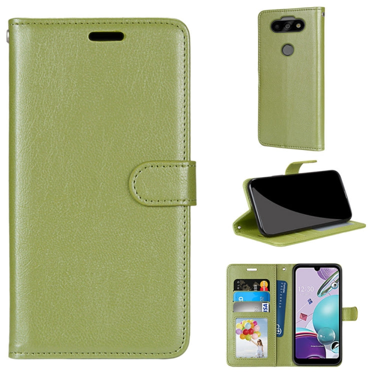 For LG K31 / Aristo5 / Aristo 5 Plus Pure Color Horizontal Flip PU Leather Case with Holder & Card Slots & Wallet & Photo Frame