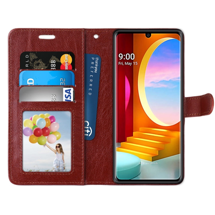 For LG Velvet Pure Color Horizontal Flip PU Leather Case with Holder & Card Slots & Wallet & Photo Frame