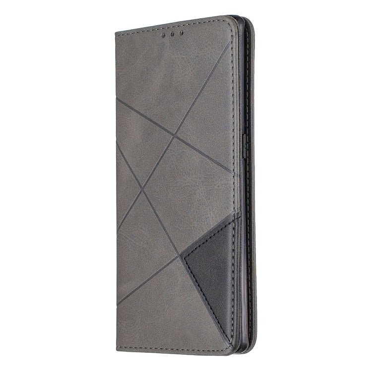 For Huawei Mate 30 Pro Rhombus Texture Horizontal Flip Magnetic Leather Case with Holder & Card Slots