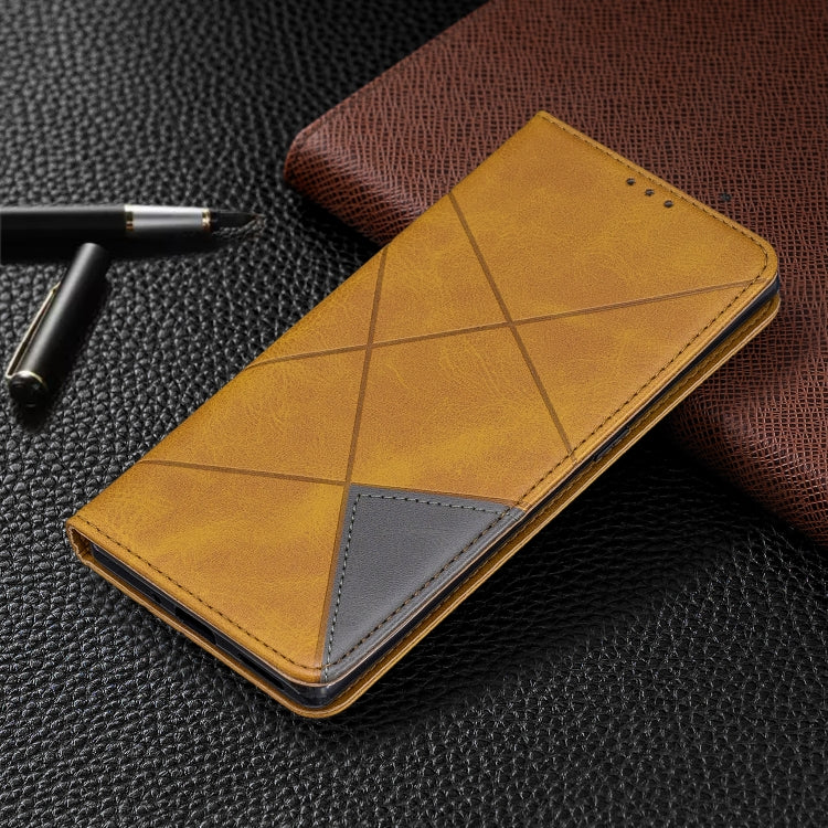 For Huawei Mate 30 Pro Rhombus Texture Horizontal Flip Magnetic Leather Case with Holder & Card Slots