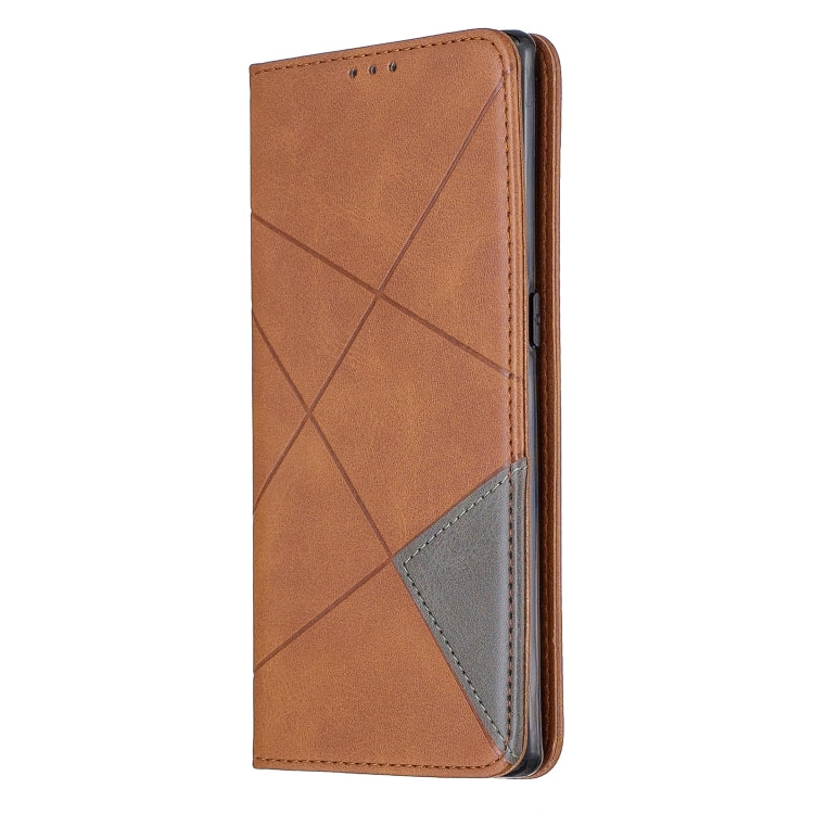 For Huawei Mate 30 Pro Rhombus Texture Horizontal Flip Magnetic Leather Case with Holder & Card Slots
