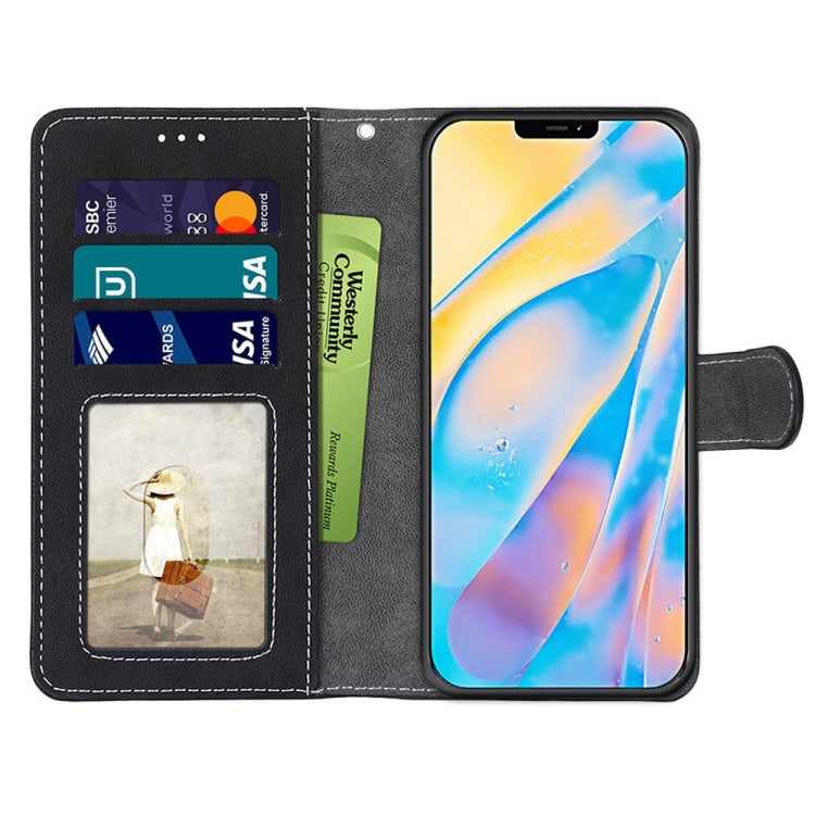 For iPhone 12 Pro Max Retro Frosted Horizontal Flip PU Leather Case with Holder & Card Slots & Wallet & Photo Frame