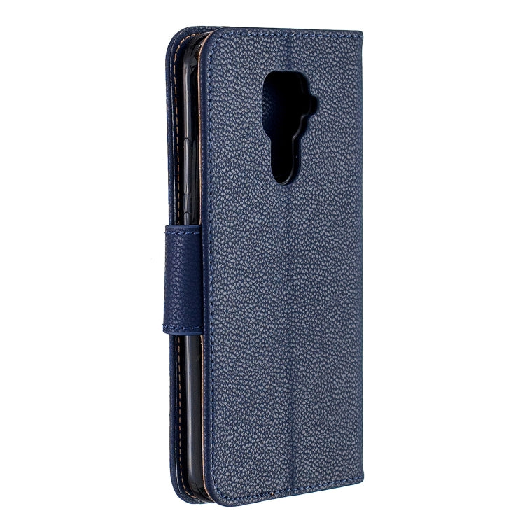 For Huawei Mate 30 Lite Litchi Texture Pure Color Horizontal Flip PU Leather Case with Holder & Card Slots & Wallet & Lanyard