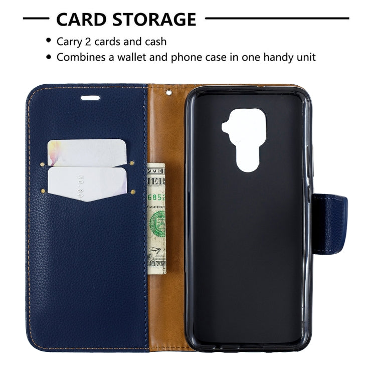 For Huawei Mate 30 Lite Litchi Texture Pure Color Horizontal Flip PU Leather Case with Holder & Card Slots & Wallet & Lanyard