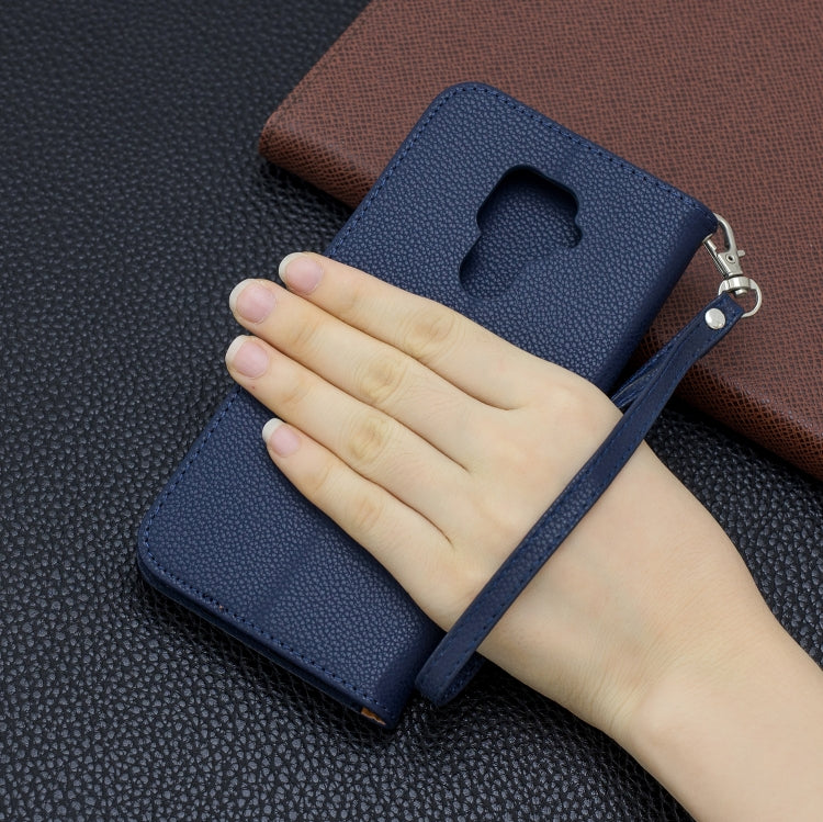 For Huawei Mate 30 Lite Litchi Texture Pure Color Horizontal Flip PU Leather Case with Holder & Card Slots & Wallet & Lanyard
