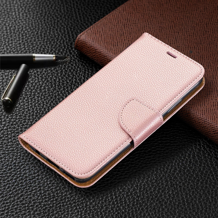 For Huawei Mate 30 Lite Litchi Texture Pure Color Horizontal Flip PU Leather Case with Holder & Card Slots & Wallet & Lanyard