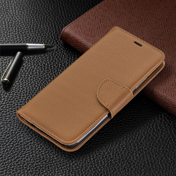 For Huawei Mate 30 Lite Litchi Texture Pure Color Horizontal Flip PU Leather Case with Holder & Card Slots & Wallet & Lanyard