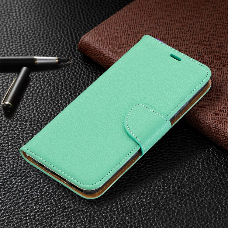 For Huawei Mate 30 Lite Litchi Texture Pure Color Horizontal Flip PU Leather Case with Holder & Card Slots & Wallet & Lanyard