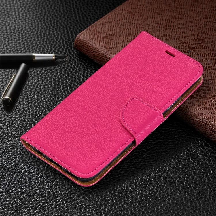 For Huawei Mate 30 Lite Litchi Texture Pure Color Horizontal Flip PU Leather Case with Holder & Card Slots & Wallet & Lanyard
