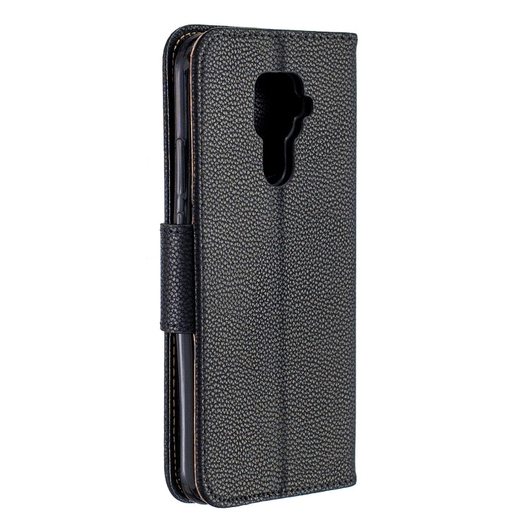 For Huawei Mate 30 Lite Litchi Texture Pure Color Horizontal Flip PU Leather Case with Holder & Card Slots & Wallet & Lanyard