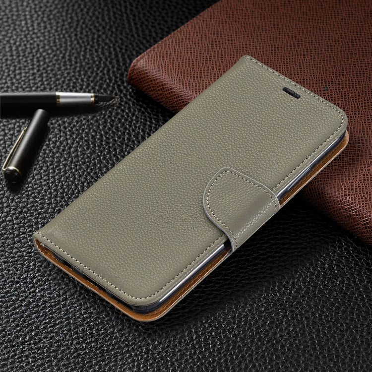 For Huawei Mate 30 Lite Litchi Texture Pure Color Horizontal Flip PU Leather Case with Holder & Card Slots & Wallet & Lanyard