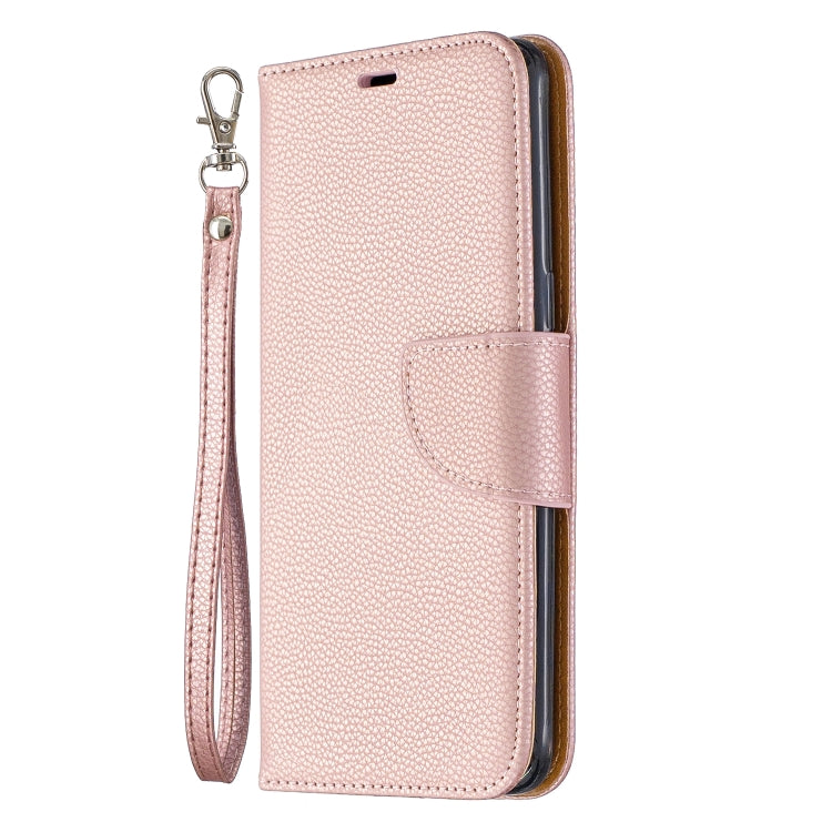 For Galaxy A10s Litchi Texture Pure Color Horizontal Flip PU Leather Case with Holder & Card Slots & Wallet & Lanyard