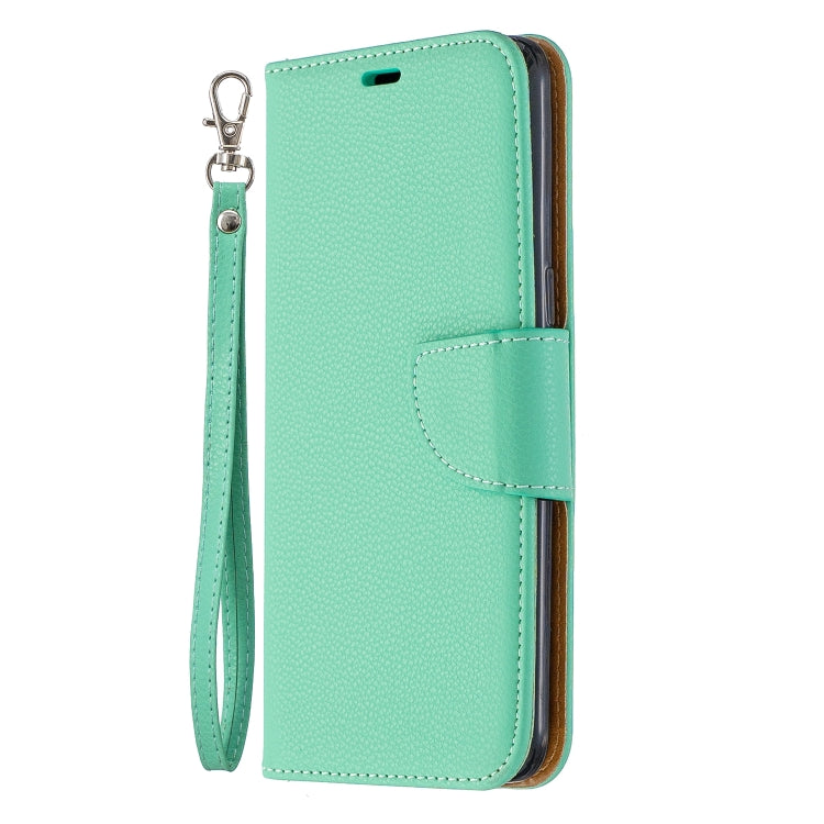 For Galaxy A10s Litchi Texture Pure Color Horizontal Flip PU Leather Case with Holder & Card Slots & Wallet & Lanyard