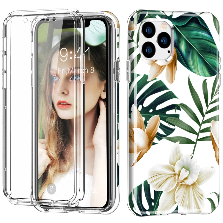 For iPhone 11 Pro Shockproof PC+TPU Back Protective Case + Front PET Screen Protector
