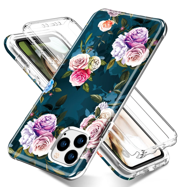 For iPhone 11 Pro Shockproof PC+TPU Back Protective Case + Front PET Screen Protector