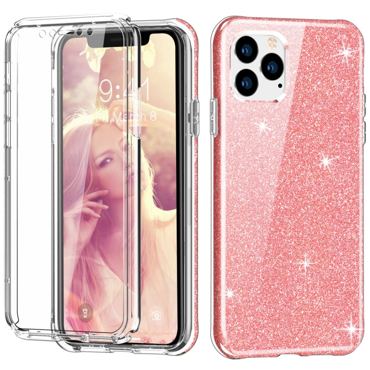 For iPhone 11 Pro Shockproof PC+TPU Back Protective Case + Front PET Screen Protector