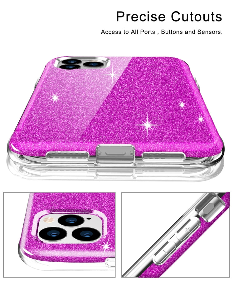 For iPhone 11 Pro Shockproof PC+TPU Back Protective Case + Front PET Screen Protector