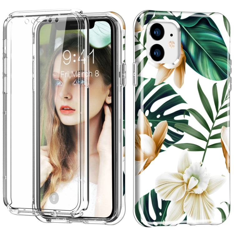 For iPhone 11 Shockproof PC+TPU Back Protective Case + Front PET Screen Protector
