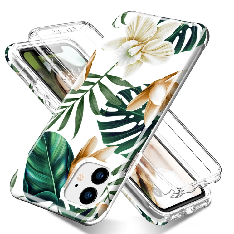 For iPhone 11 Shockproof PC+TPU Back Protective Case + Front PET Screen Protector