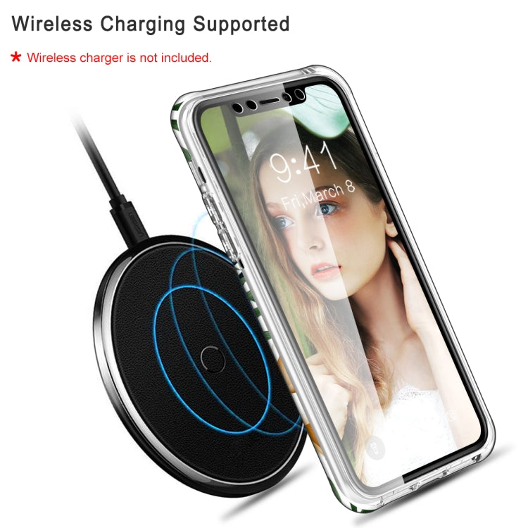 For iPhone 11 Shockproof PC+TPU Back Protective Case + Front PET Screen Protector