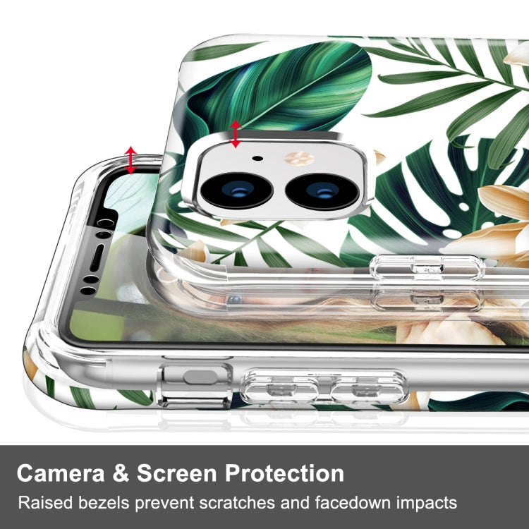 For iPhone 11 Shockproof PC+TPU Back Protective Case + Front PET Screen Protector