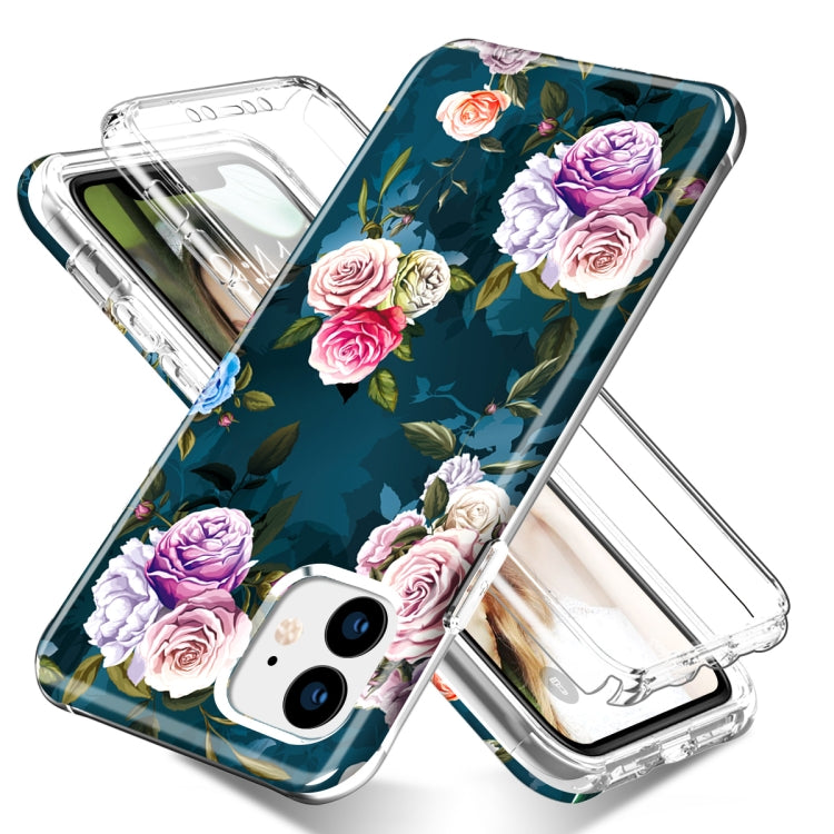 For iPhone 11 Shockproof PC+TPU Back Protective Case + Front PET Screen Protector