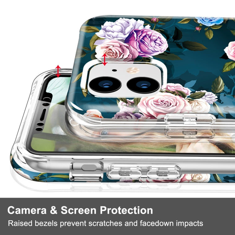 For iPhone 11 Shockproof PC+TPU Back Protective Case + Front PET Screen Protector