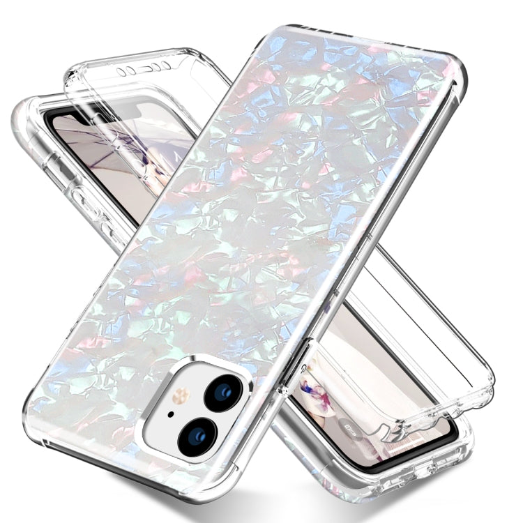 For iPhone 11 Shockproof PC+TPU Back Protective Case + Front PET Screen Protector