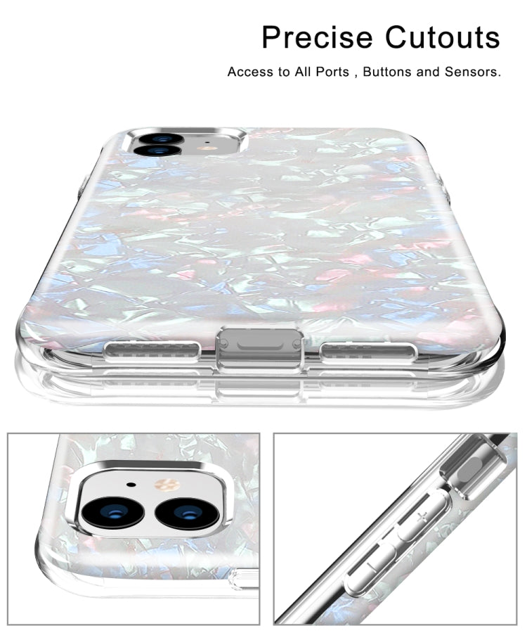 For iPhone 11 Shockproof PC+TPU Back Protective Case + Front PET Screen Protector